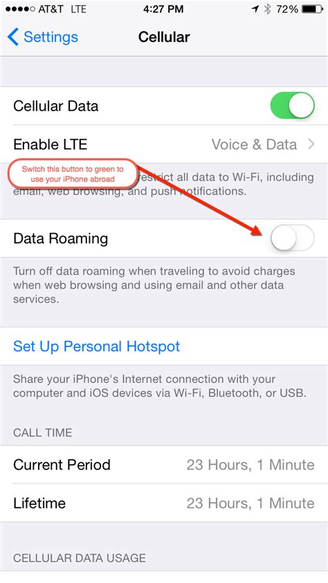 Enable Data Roaming To Use Iphone When Abroad Super Nova Adventures