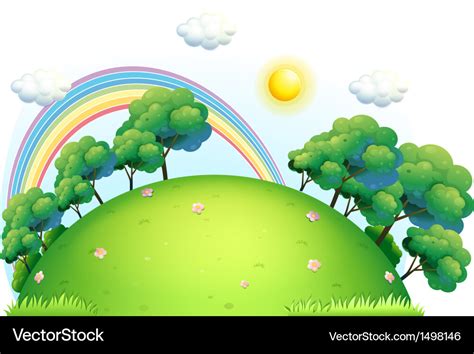 Hill Royalty Free Vector Image - VectorStock