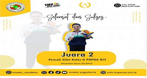 Berprestasi Lagi Siswa Smk Koperasi Yogyakarta Raih Juara 2 Pencak