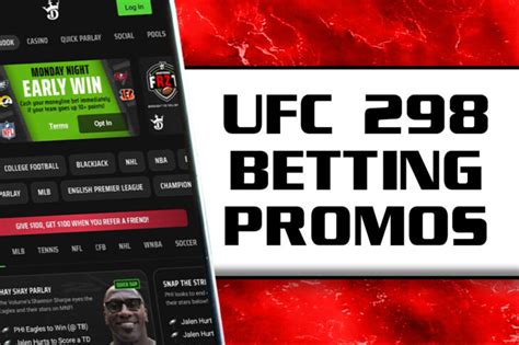 UFC 298 Betting Promos Use Over 3 6K In Bonuses On BetMGM FanDuel