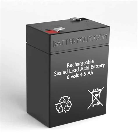 6v 4 5ah Rechargeable Sealed Lead Acid Rechargeable Sla Battery Set Of Eight