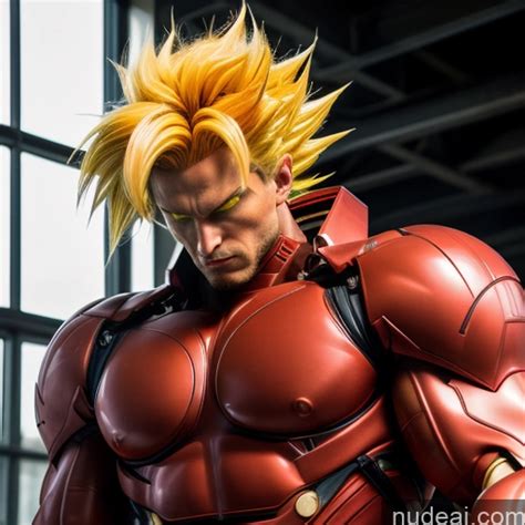 Nude Ai Image For Super Saiyan Super Saiyan Muscular Porn Pics Nude