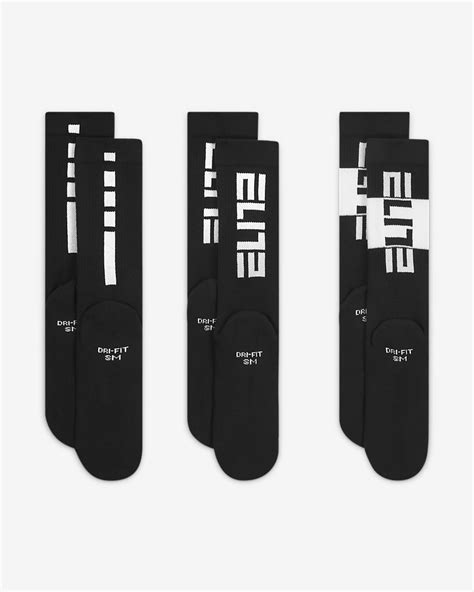 Nike Elite Kids' Basketball Crew Socks (3 Pairs). Nike MY