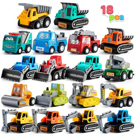 Buy Joyin 18 Piece Pull Back Car Assorted Mini Truck Model Car