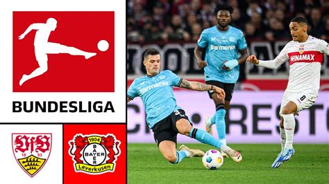 VfB Stuttgart vs Bayer 04 Leverkusen ᴴᴰ 10 12 2023 14 Spieltag 1