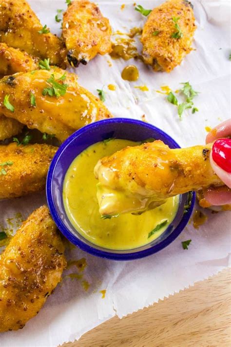 Crispy Honey Mustard Chicken Wings Must Love Home