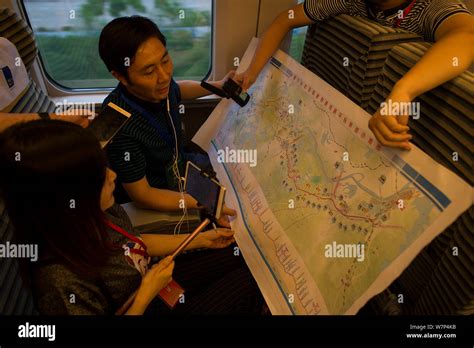 China bullet train map hi-res stock photography and images - Alamy