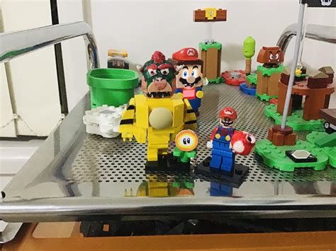 My custom LEGO Mario minifigures! : r/just2good