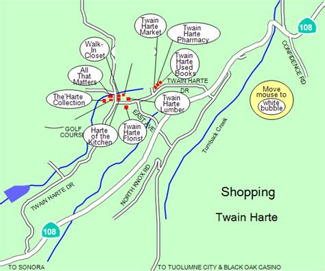 Map Of Twain Harte Ca Printable Templates Free