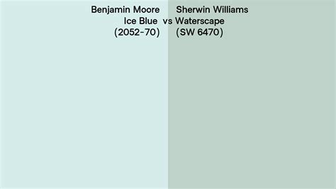 Benjamin Moore Ice Blue Vs Sherwin Williams Waterscape Sw