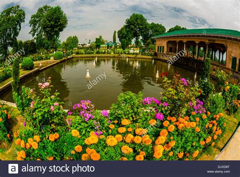 Shalimar Bagh A Mughal Garden Near Srinagar Kashmir Jammu And