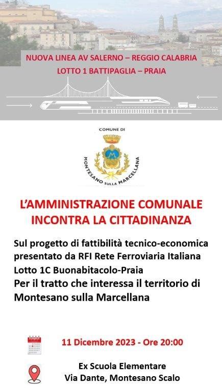 Incontro con la cittadinanza sul progetto di fattibilità della nuova