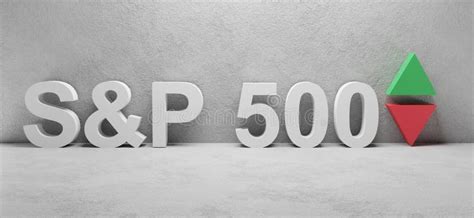 Cgi Render Image Of The Word Sandp 500 Abbreviation For An United States