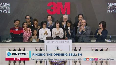 3m Nyse Mmm Rings The Opening Bell Fintech Tv