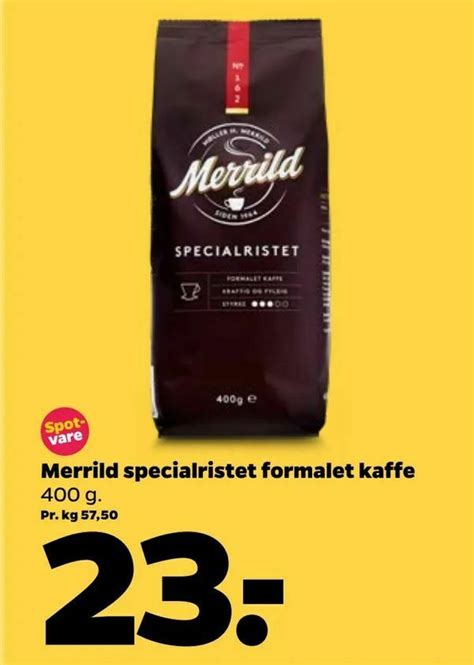 Merrild Specialristet Formalet Kaffe Tilbud Hos Netto