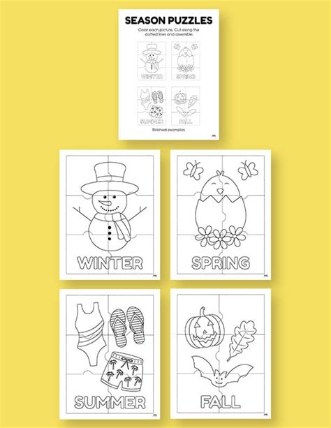 Four Seasons Worksheets & Printables - 51 Pages - PrintaBulk