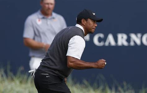 Tiger Woods Shoots 66 Near Top Of Leaderboard At 2018 British Open