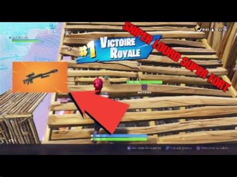 Fortnite Mode Tireur D Elit Top Avec Le New Sniper Lourd Youtube