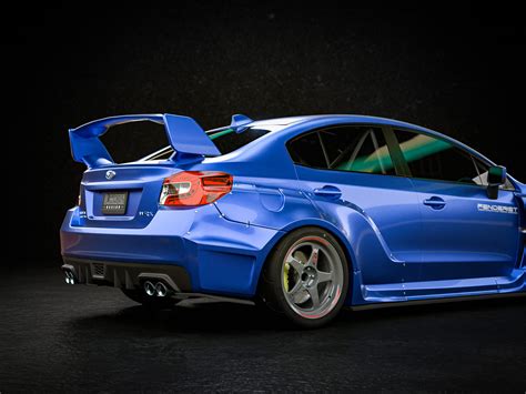 Full Fenderist Spec S Kit Wide Body Kit Subaru Impreza Wrx Sti 14 17