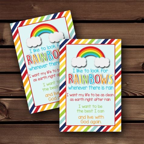 LDS Baptism Gift for Baptism LDS Baptism Rainbow Baptism - Etsy