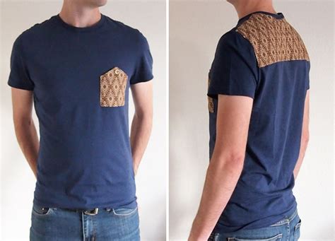 Mens T-shirt DIY - Upside Down Pocket - Sew in Love