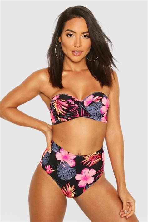 Underwire Bikinis Underwire Swimwear Boohoo Uk