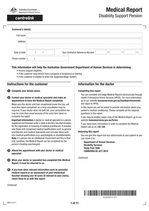 Centrelink Medical Certificate Pdf Form Formspal