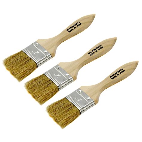 Chef Craft 2 Wide Natural Bristles Basting Pastry Brush With Wooden