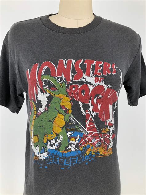 80s Monsters Of Rock Vintage T Shirt 5050 Metallica Van Halen