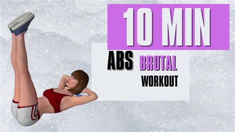 10 MIN BRUTAL ABS WORKOUT No Equipment YouTube