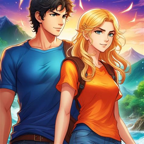 Percy Jackson & Annabeth Chase's Adventures | Stable Diffusion Online