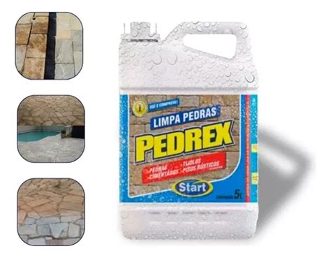 Limpa Pedras Pedrex Start Antiderrapante Concentrado L