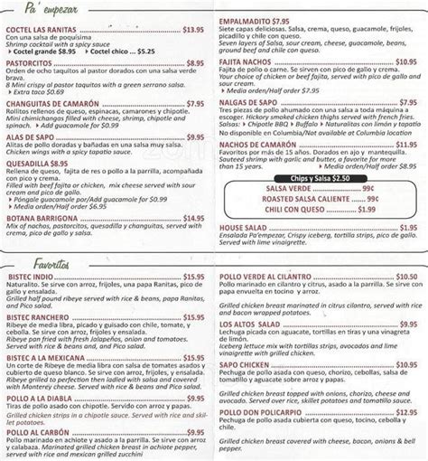 Las Ranitas Menu, Menu for Las Ranitas, Old East Dallas, Dallas - Urbanspoon/Zomato