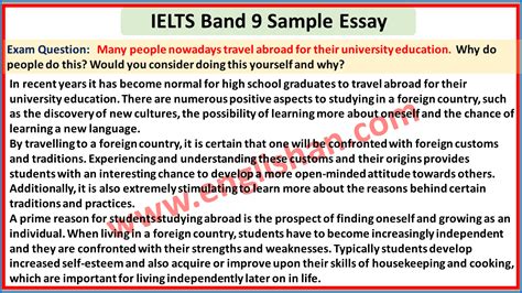 Ielts Academic Writing Task 2 Samples Band 9 Pdf • Englishan