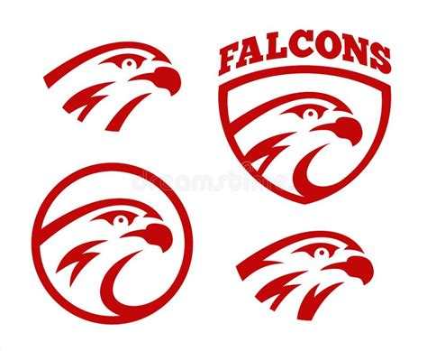 Falcon Logo Design Stock Illustrations Falcon Logo Design