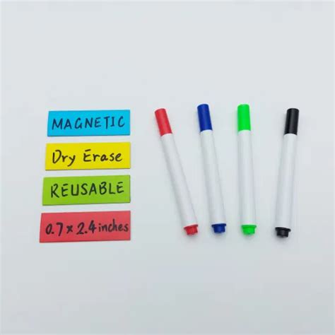 Magnetic Name Plates Dry Erase Labels White Board Nameplates Name Tags