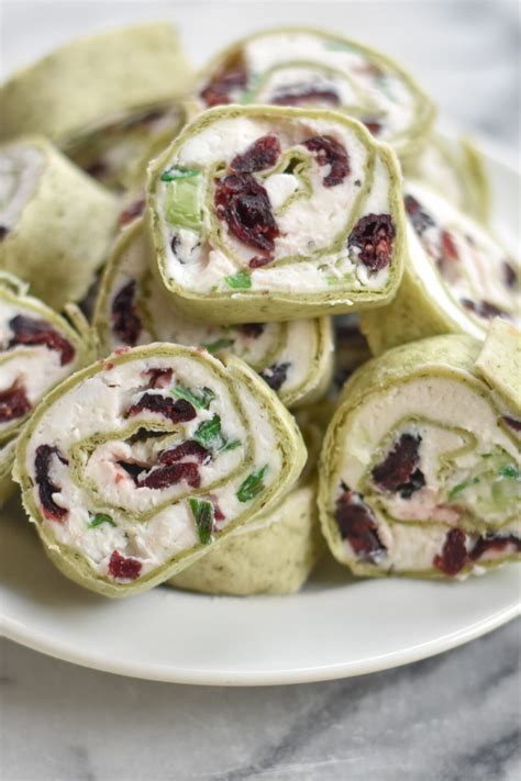 Vegan Cranberry Feta Pinwheels Thyme Love