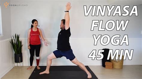 45 Min Vinyasa Yoga Full Body Yoga Flow For Strength And Flexibility Youtube