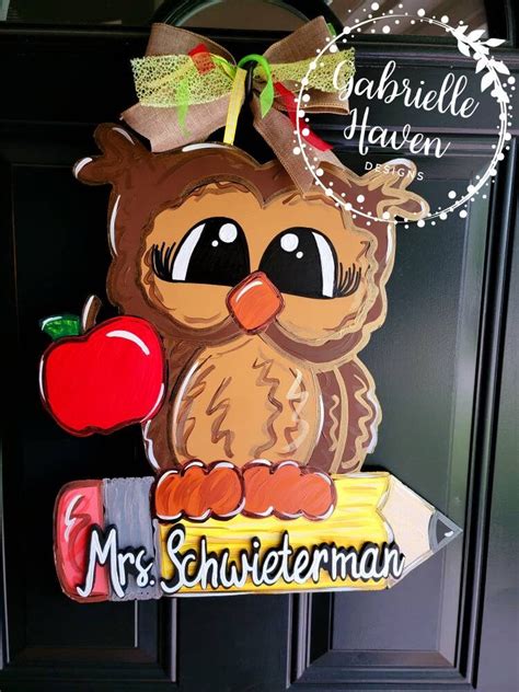 3d Teacher Door Hanger Teacher Appreciation Teacher T Etsy