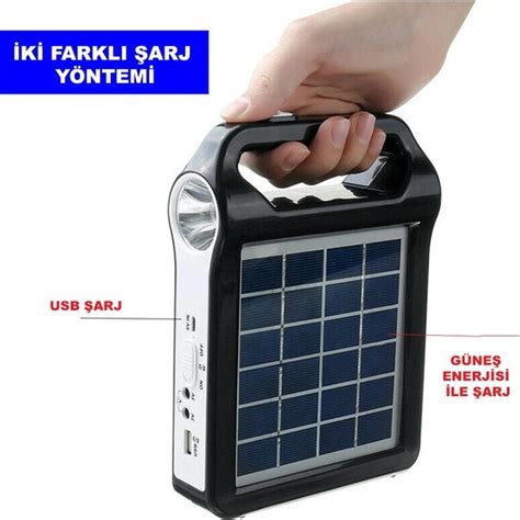 Dailytech Ta Nabilir Usb Arjl Solar G Ne Enerjili Kamp Fiyat