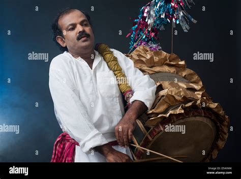 Man Playing Musical Instrument Dhol Hi Res Stock Photography And Images