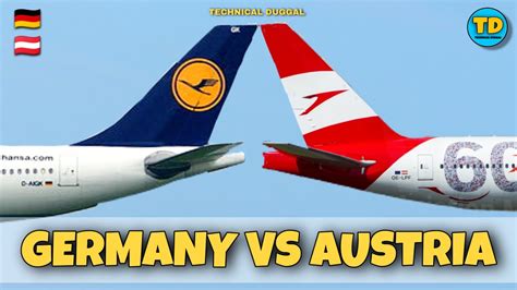 Lufthansa Vs Austrian Airlines Comparison Youtube