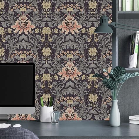 Snapklik William Morris Wallpaper Vintage Peel And Stick