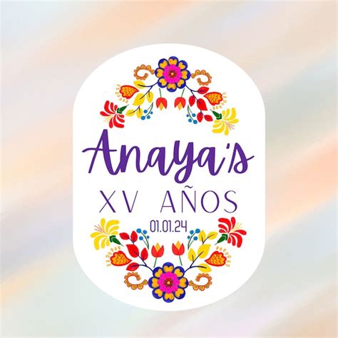 Stickers Mis Xv Años Etsy