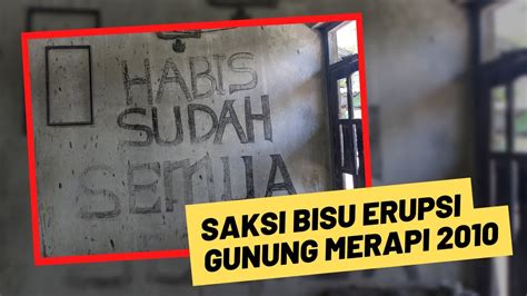 Museum Mini Sisa Hartaku Saksi Sejarah Erupsi Gunung Merapi