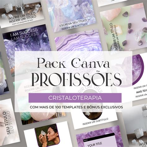 Cristaloterapia Pack Canva Minimalista Camila Beckeer Hotmart