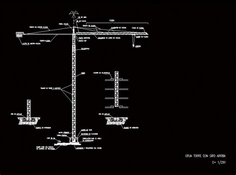 Crane Tower In Autocad Cad Library