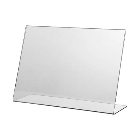 Buy Displaypro 10x A4 Landscape Acrylic Menu Holder Lean To Perspex