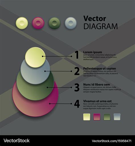 Diagram template Royalty Free Vector Image - VectorStock