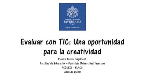 PDF Evaluar Con TIC Una Oportunidad Para La Creatividad Evaluar